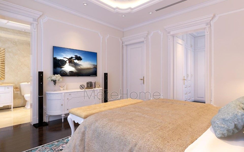 Thiết kế nội thất phòng ngủ biệt thự EuroLand